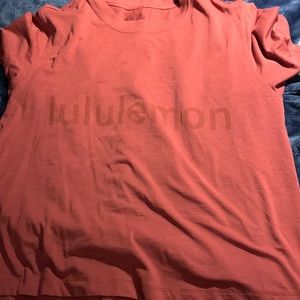 EUC lululemon All Yours Tee. Size 4. Mulled Wine. Cropped